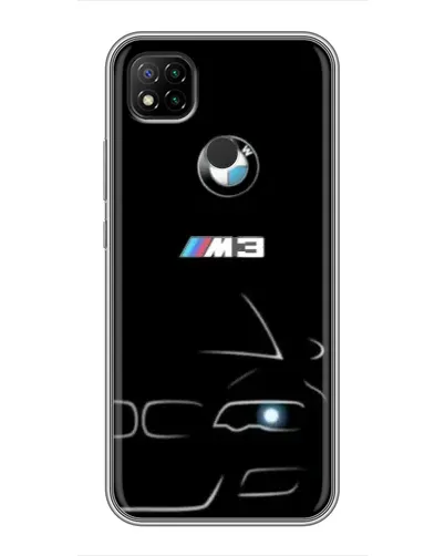 Чехол для Xiaomi Redmi 9c с картинкой «Минималистичный принт BMW M3» Чехол для Xiaomi Redmi 9c с картинкой «Минималистичный принт BMW M3»