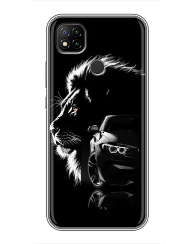 Чехол для Xiaomi Redmi 9c с картинкой «BMW и лев» Чехол для Xiaomi Redmi 9c с картинкой «BMW и лев»