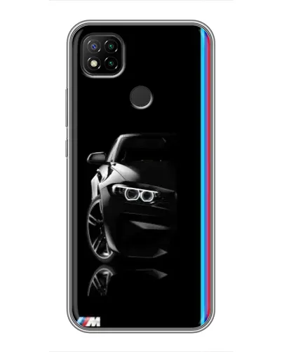 Чехол для Xiaomi Redmi 9c с картинкой «Силуэт BMW в темноте» Чехол для Xiaomi Redmi 9c с картинкой «Силуэт BMW в темноте»