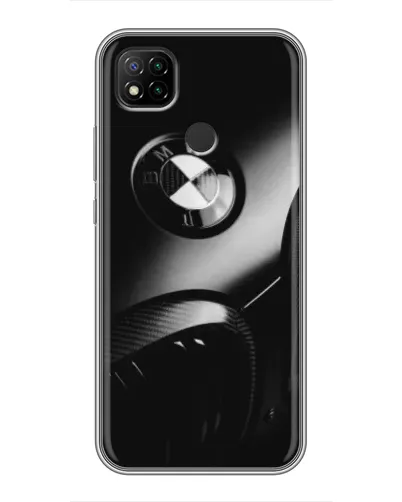 Чехол для Xiaomi Redmi 9c с картинкой «Эмблема BMW — макро» Чехол для Xiaomi Redmi 9c с картинкой «Эмблема BMW — макро»