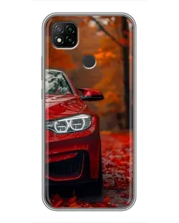 Чехол для Xiaomi Redmi 9c с картинкой «Осенняя BMW M4»