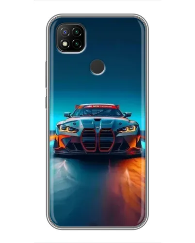 Чохол для Xiaomi Redmi 9c з картинкою «BMW — вогні неону» Чохол для Xiaomi Redmi 9c з картинкою «BMW — вогні неону»