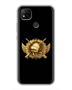 Чехол для Xiaomi Redmi 9c с картинкой «PUBG — оранжевый градиент» Чехол для Xiaomi Redmi 9c с картинкой «PUBG — оранжевый градиент»