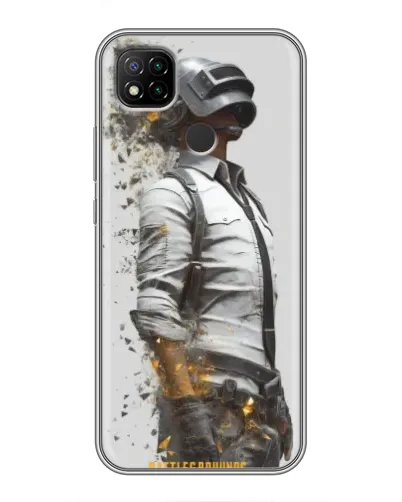 Чехол для Xiaomi Redmi 9c с картинкой «PUBG — боец в пыли» Чехол для Xiaomi Redmi 9c с картинкой «PUBG — боец в пыли»