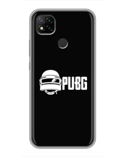 Чехол для Xiaomi Redmi 9c с картинкой «PUBG — классический лого»