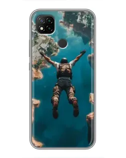 Чехол для Xiaomi Redmi 9c с картинкой «PUBG — свободное падение»