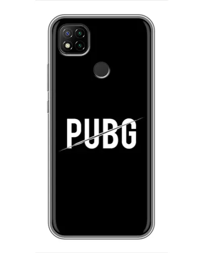 Чехол для Xiaomi Redmi 9c с картинкой «PUBG — белый логотип» Чехол для Xiaomi Redmi 9c с картинкой «PUBG — белый логотип»
