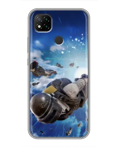Чехол для Xiaomi Redmi 9c с картинкой «Десант PUBG — прыжок» Чехол для Xiaomi Redmi 9c с картинкой «Десант PUBG — прыжок»