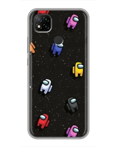 Чехол для Xiaomi Redmi 9c с картинкой «Космический паттерн Among Us» Чехол для Xiaomi Redmi 9c с картинкой «Космический паттерн Among Us»