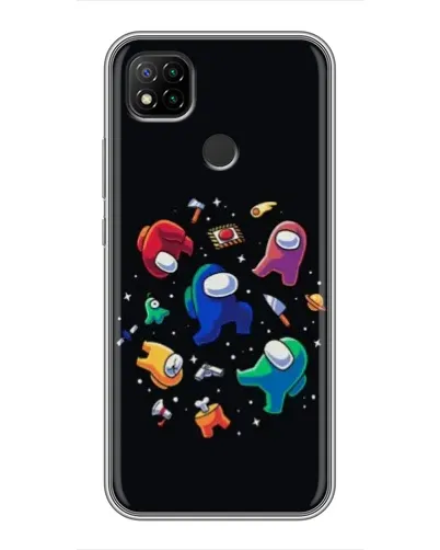 Чехол для Xiaomi Redmi 9c с картинкой «Among Us космос» Чехол для Xiaomi Redmi 9c с картинкой «Among Us космос»