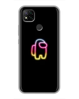 Чехол для Xiaomi Redmi 9c с картинкой «Among Us градиент»