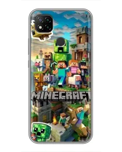 Чехол для Xiaomi Redmi 9c с картинкой «Замок Minecraft» Чехол для Xiaomi Redmi 9c с картинкой «Замок Minecraft»