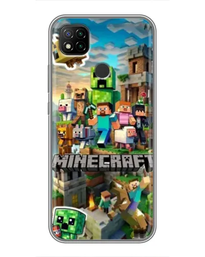 Чехол для Xiaomi Redmi 9c с картинкой «Замок Minecraft» Чехол для Xiaomi Redmi 9c с картинкой «Замок Minecraft»