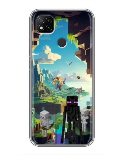 Чехол для Xiaomi Redmi 9c с картинкой «Эндермен в лесу» Чехол для Xiaomi Redmi 9c с картинкой «Эндермен в лесу»