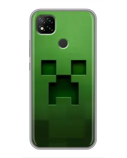Чехол для Xiaomi Redmi 9c с картинкой «Крипер микро-дизайн»