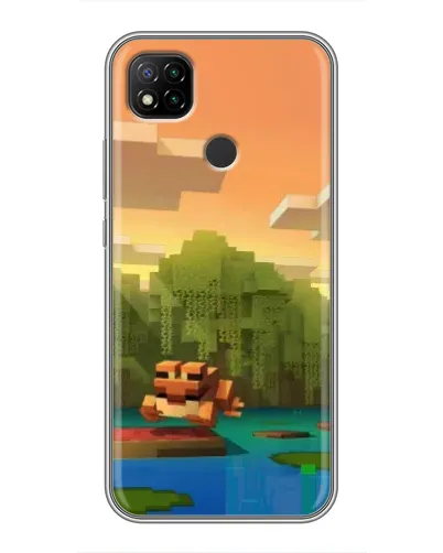 Чехол для Xiaomi Redmi 9c с картинкой «Майнкрафт закат солнца» Чехол для Xiaomi Redmi 9c с картинкой «Майнкрафт закат солнца»