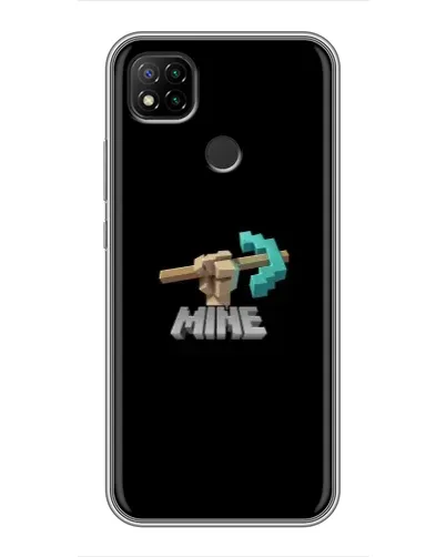 Чехол для Xiaomi Redmi 9c с картинкой «Алмазная кирка» Чехол для Xiaomi Redmi 9c с картинкой «Алмазная кирка»
