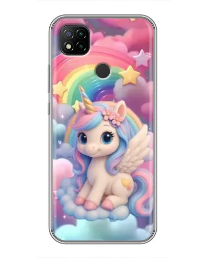 Чехол для Xiaomi Redmi 9c с картинкой «Маленький единорог»