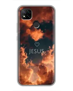 Чехол для Xiaomi Redmi 9c с картинкой «Сияние Имени Jesus»