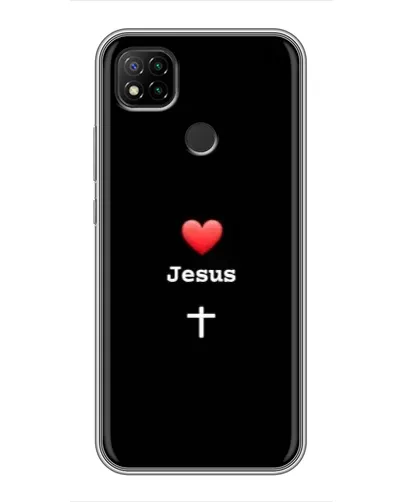 Чехол для Xiaomi Redmi 9c с картинкой «Сердце - Jesus» Чехол для Xiaomi Redmi 9c с картинкой «Сердце - Jesus»