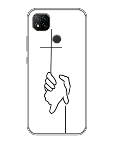 Чехол для Xiaomi Redmi 9c с картинкой «Рука держит» Чехол для Xiaomi Redmi 9c с картинкой «Рука держит»