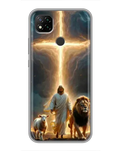 Чехол для Xiaomi Redmi 9c с картинкой «Лев Иуды и Свет» Чехол для Xiaomi Redmi 9c с картинкой «Лев Иуды и Свет»