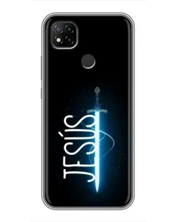 Чехол для Xiaomi Redmi 9c с картинкой «Меч Духа Jesus»