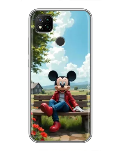 Чохол для Xiaomi Redmi 9c з картинкою «Міккі на лавці» Чохол для Xiaomi Redmi 9c з картинкою «Міккі на лавці»
