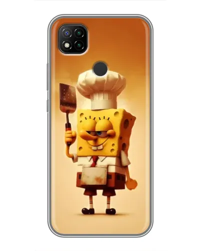 Чехол для Xiaomi Redmi 9c с картинкой «Губка Боб повар» Чехол для Xiaomi Redmi 9c с картинкой «Губка Боб повар»