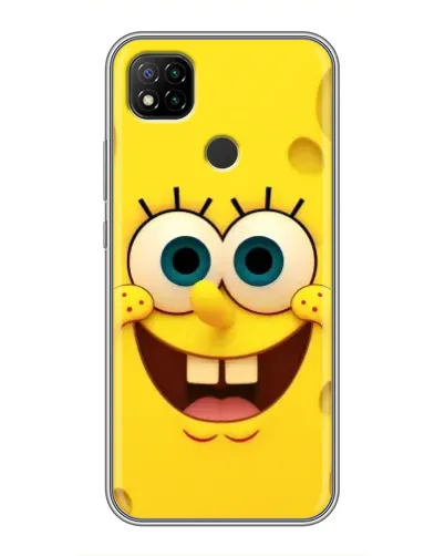 Чехол для Xiaomi Redmi 9c с картинкой «Губка Боб улыбка» Чехол для Xiaomi Redmi 9c с картинкой «Губка Боб улыбка»