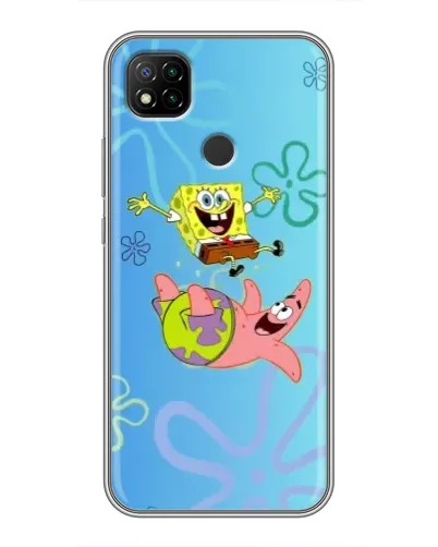 Чехол для Xiaomi Redmi 9c с картинкой «Спанч Боб и Патрик» Чехол для Xiaomi Redmi 9c с картинкой «Спанч Боб и Патрик»