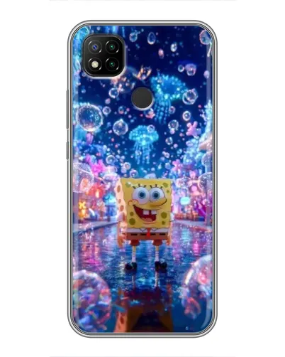 Чехол для Xiaomi Redmi 9c с картинкой «Неоновый океан» Чехол для Xiaomi Redmi 9c с картинкой «Неоновый океан»
