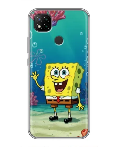 Чехол для Xiaomi Redmi 9c с картинкой «Подводный привет» Чехол для Xiaomi Redmi 9c с картинкой «Подводный привет»