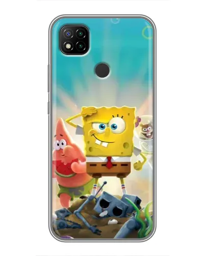 Чехол для Xiaomi Redmi 9c с картинкой «Спанч Боб победитель» Чехол для Xiaomi Redmi 9c с картинкой «Спанч Боб победитель»