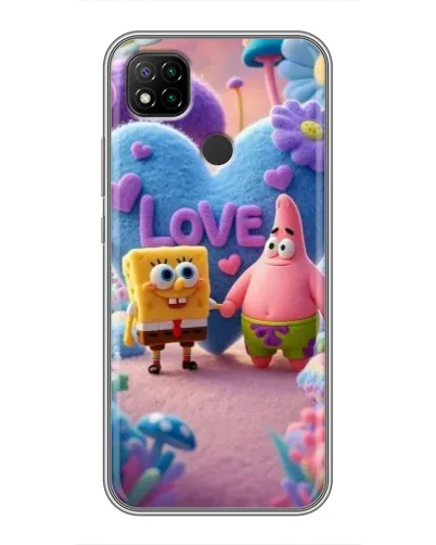 Чехол для Xiaomi Redmi 9c с картинкой «Губка Боб Патрик» Чехол для Xiaomi Redmi 9c с картинкой «Губка Боб Патрик»
