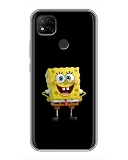 Чехол для Xiaomi Redmi 9c с картинкой «Классический Губка Боб»