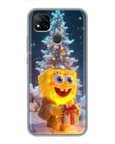 Чехол для Xiaomi Redmi 9c с картинкой «Рождественский Спанч Боб» Чехол для Xiaomi Redmi 9c с картинкой «Рождественский Спанч Боб»