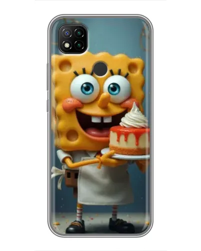 Чехол для Xiaomi Redmi 9c с картинкой «Повар Спанч Боб» Чехол для Xiaomi Redmi 9c с картинкой «Повар Спанч Боб»