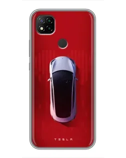 Чехол для Xiaomi Redmi 9c с картинкой «Tesla Top View» Чехол для Xiaomi Redmi 9c с картинкой «Tesla Top View»