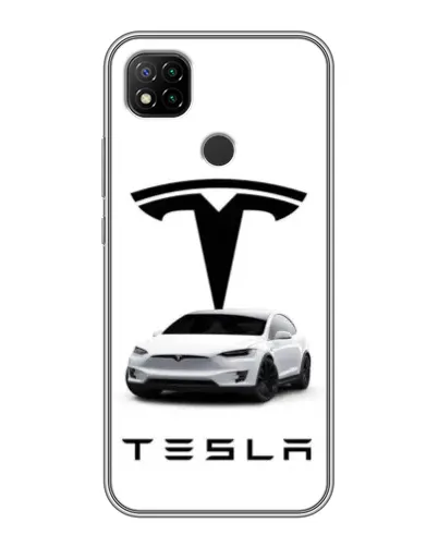 Чехол для Xiaomi Redmi 9c с картинкой «Tesla White Style» Чехол для Xiaomi Redmi 9c с картинкой «Tesla White Style»