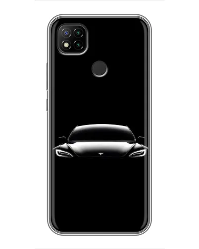 Чехол для Xiaomi Redmi 9c с картинкой «Фары Tesla Night» Чехол для Xiaomi Redmi 9c с картинкой «Фары Tesla Night»
