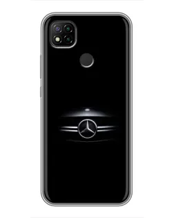 Чехол для Xiaomi Redmi 9c с картинкой «Mercedes — абстрактные линии» Чехол для Xiaomi Redmi 9c с картинкой «Mercedes — абстрактные линии»