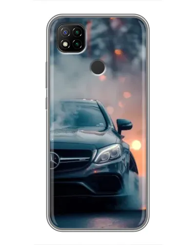 Чехол для Xiaomi Redmi 9c с картинкой «Mercedes — ночной город» Чехол для Xiaomi Redmi 9c с картинкой «Mercedes — ночной город»