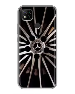 Чехол для Xiaomi Redmi 9c с картинкой «Диск Mercedes»