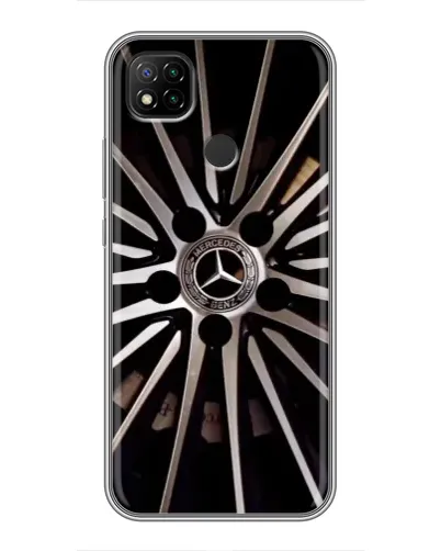 Чехол для Xiaomi Redmi 9c с картинкой «Диск Mercedes» Чехол для Xiaomi Redmi 9c с картинкой «Диск Mercedes»