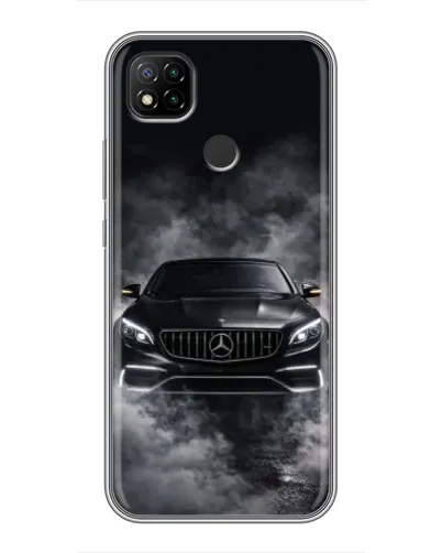Чехол для Xiaomi Redmi 9c с картинкой «Mercedes в дыму» Чехол для Xiaomi Redmi 9c с картинкой «Mercedes в дыму»