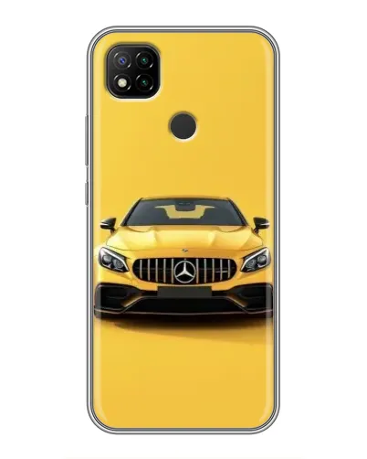 Чехол для Xiaomi Redmi 9c с картинкой «Желтый Mercedes GT» Чехол для Xiaomi Redmi 9c с картинкой «Желтый Mercedes GT»