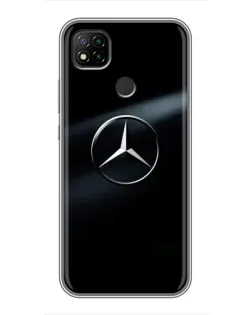 Чохол для Xiaomi Redmi 9c з картинкою «Mercedes на металі» Чохол для Xiaomi Redmi 9c з картинкою «Mercedes на металі»