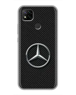 Чохол для Xiaomi Redmi 9c з картинкою «Карбоновий Mercedes стиль» Чохол для Xiaomi Redmi 9c з картинкою «Карбоновий Mercedes стиль»