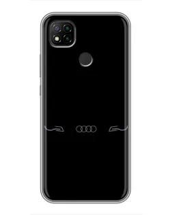 Чехол для Xiaomi Redmi 9c с картинкой «Audi — световой подпись» Чехол для Xiaomi Redmi 9c с картинкой «Audi — световой подпись»